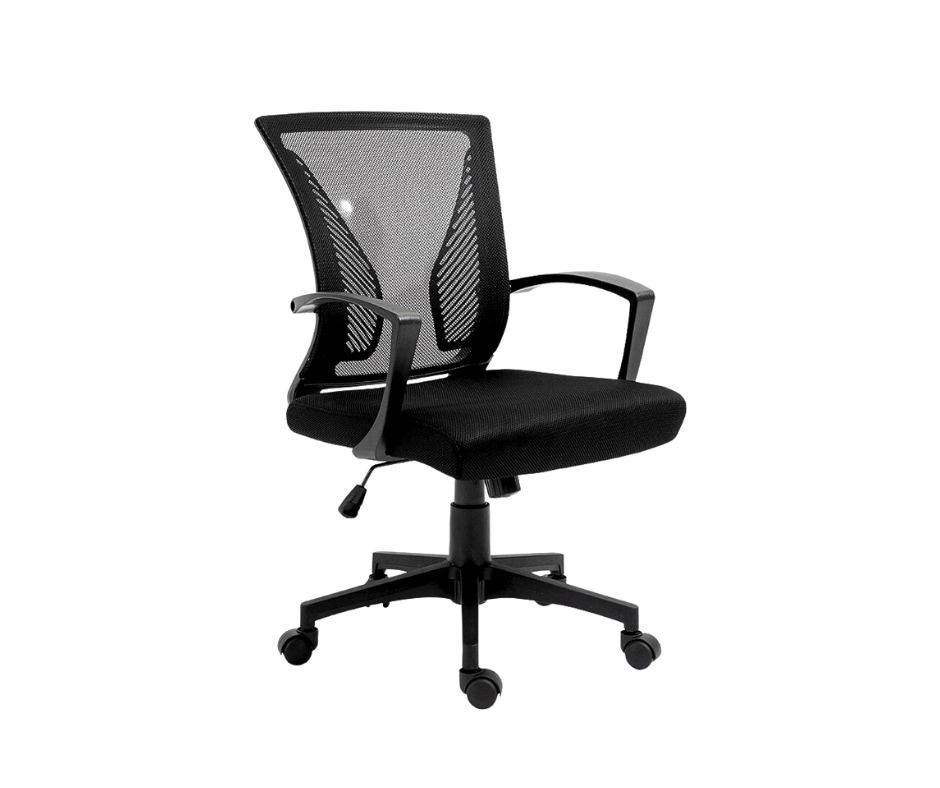 SILLON OFICINA - SERENA - NEGRO - INCLINACIONSOPORTE LUMBARAPOYA BRAZOS - NM-SERENA - NETMAK