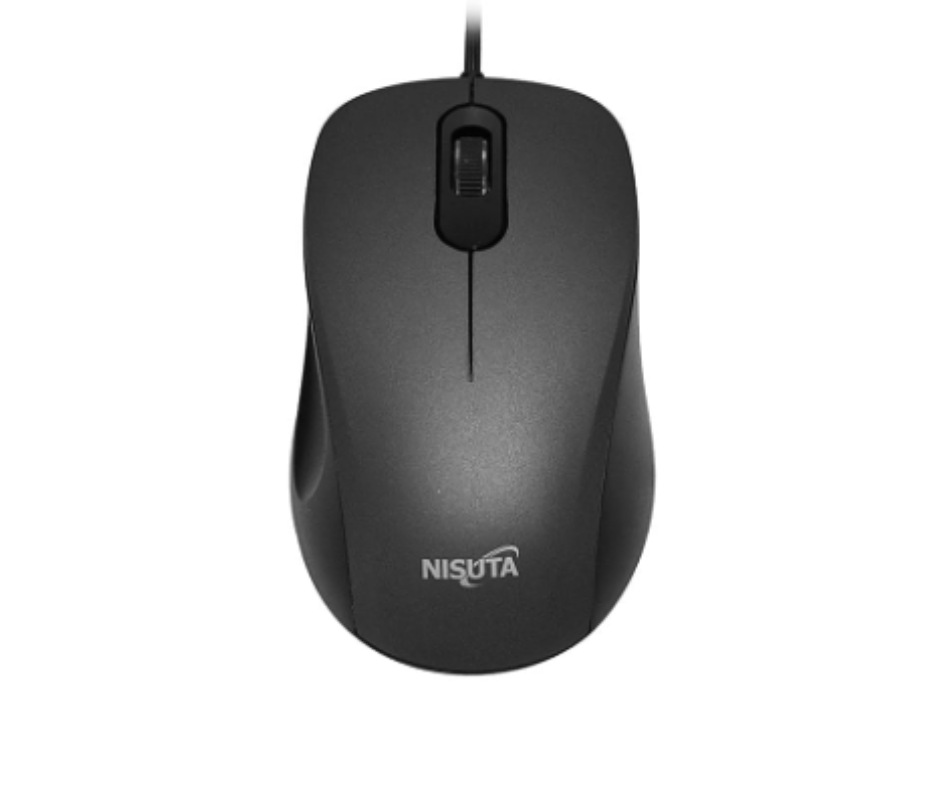 MOUSE USB - MO35S -  NEGRO - 1200 DPI - USB - NS-MO35S-N- NISUTA