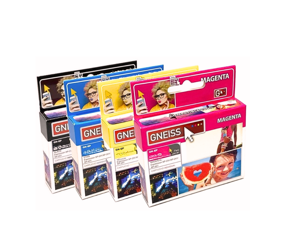 CARTUCHO EPSON T731 NEGRO 12ML -  GN-EP73NB - GNEISS