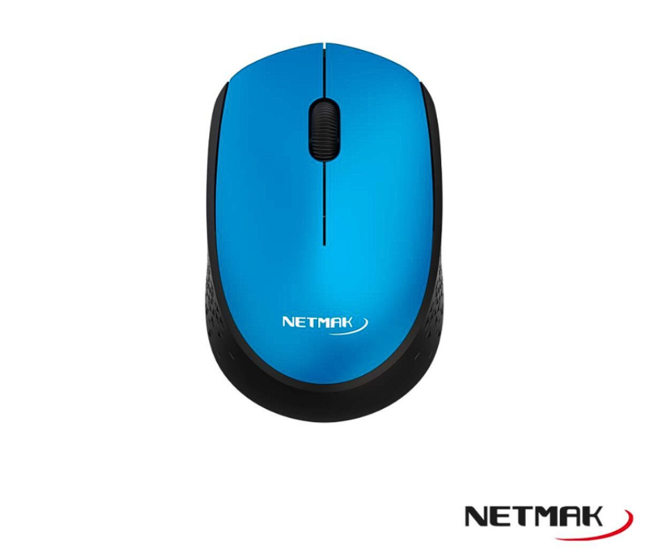 MOUSE WIRELESS - AZUL - NM-M680-B - NETMAK 