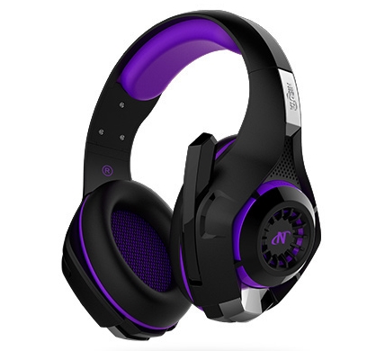 AURICULAR GAMER - AUG300 - PS4PCCELULAR - VIOLETA - CABLE MALLADO - CMICROFONO + SHITCH ONOFF - CONTROL DE VOLUMEN - NS-AUG300VI - NISUTA