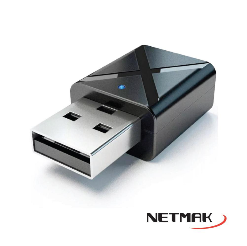 ADAPTADOR BLUETOOTH - USB - TRANS/RECEP - NM-BT8 - NETMAK