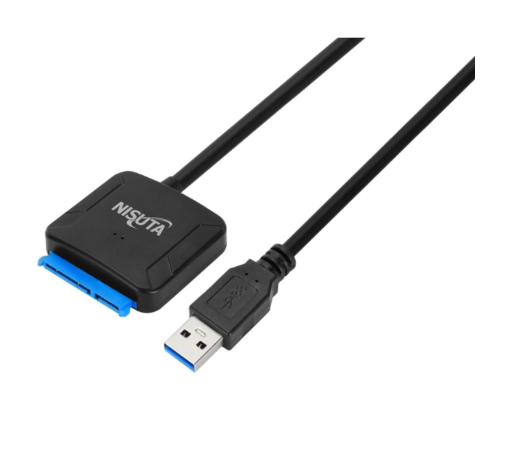 CONVERSOR DE USB 3.0 A SATA III Y SSD PARA DISCOS DE 2.5 ` Y 3.5 ` - NS-ADUSIS4 - NISUTA