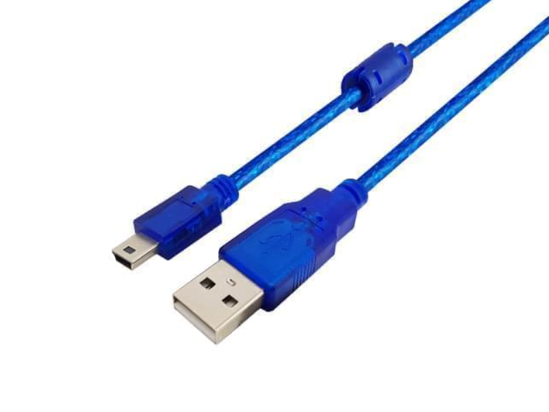 CABLE USB 2.0 A MINI USB 5 PINES MALLADO - 1.8MTS - NS-CAMIUSR - NISUTA