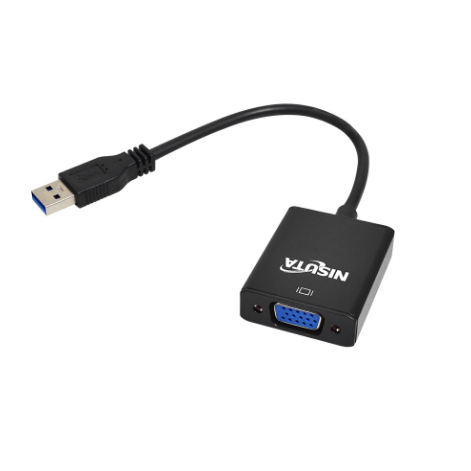CONVERSOR DE USB 2.0 A VGA - M A H - SOPORTA MAXIMO 3 PANTALLAS - 1080P@60HZ.1080I.720P.480P Y 480I - NS-COUSVG2 - NISUTA