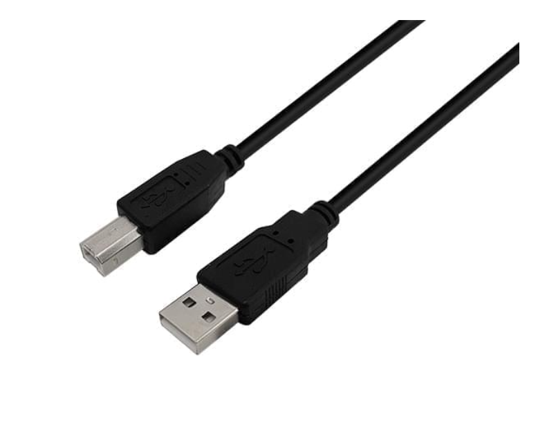 CABLE USB 2.0 - IMPRESORA - 5MTS - A MACHO  B MACHO - BULK - NS-CUSB2B5 - NISUTA