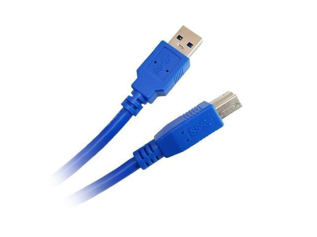 CABLE USB 3.0 - IMPRESORA MALLADO 64 - 3MTS - BULK - NS-CUSB33 - NISUTA