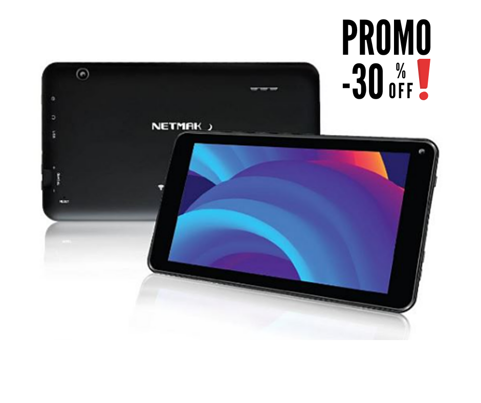 TABLET 7 - QUAD CORE A133 - 2GB RAM - 32GB - 2500 MAH - ANDROID 10.0 GO - NM-VELOCITY - NETMAK
